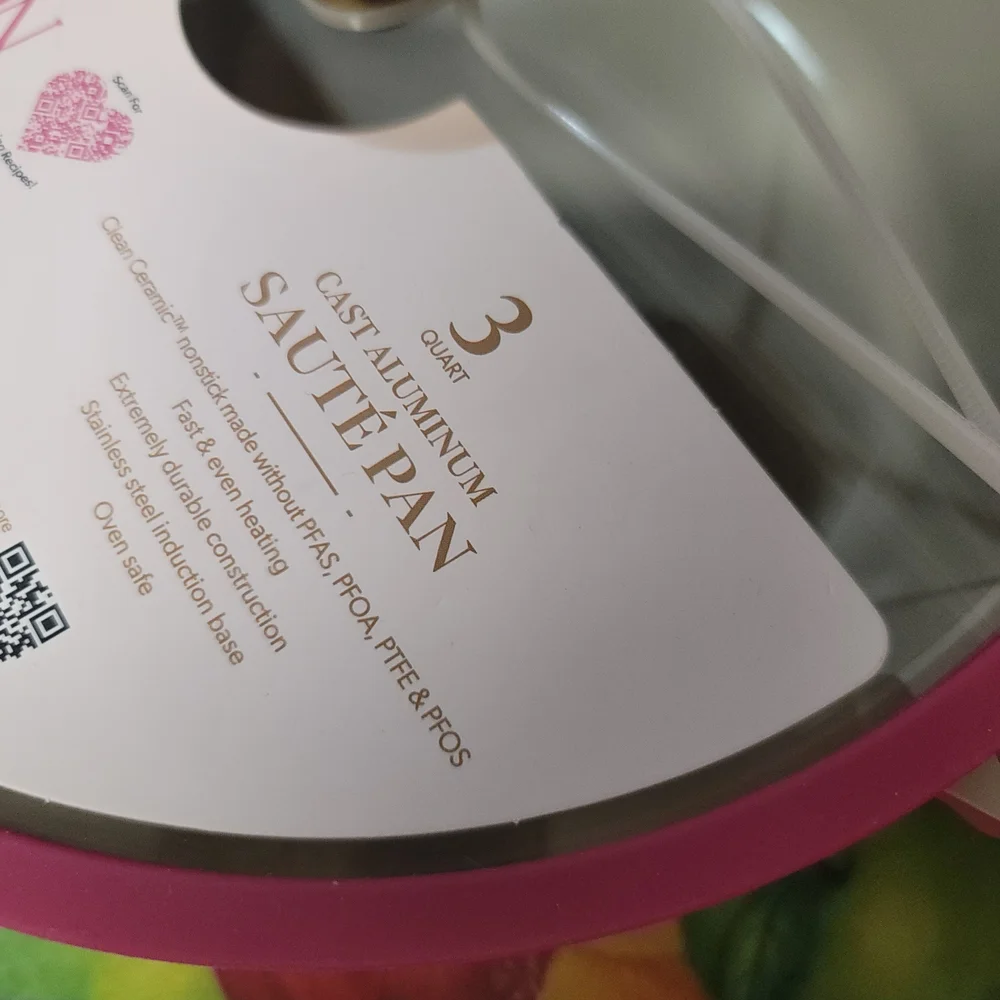 Pink Non-Stick Frying Pan with Lid Paris Hilton Tropic pink - Picture 4 of 6